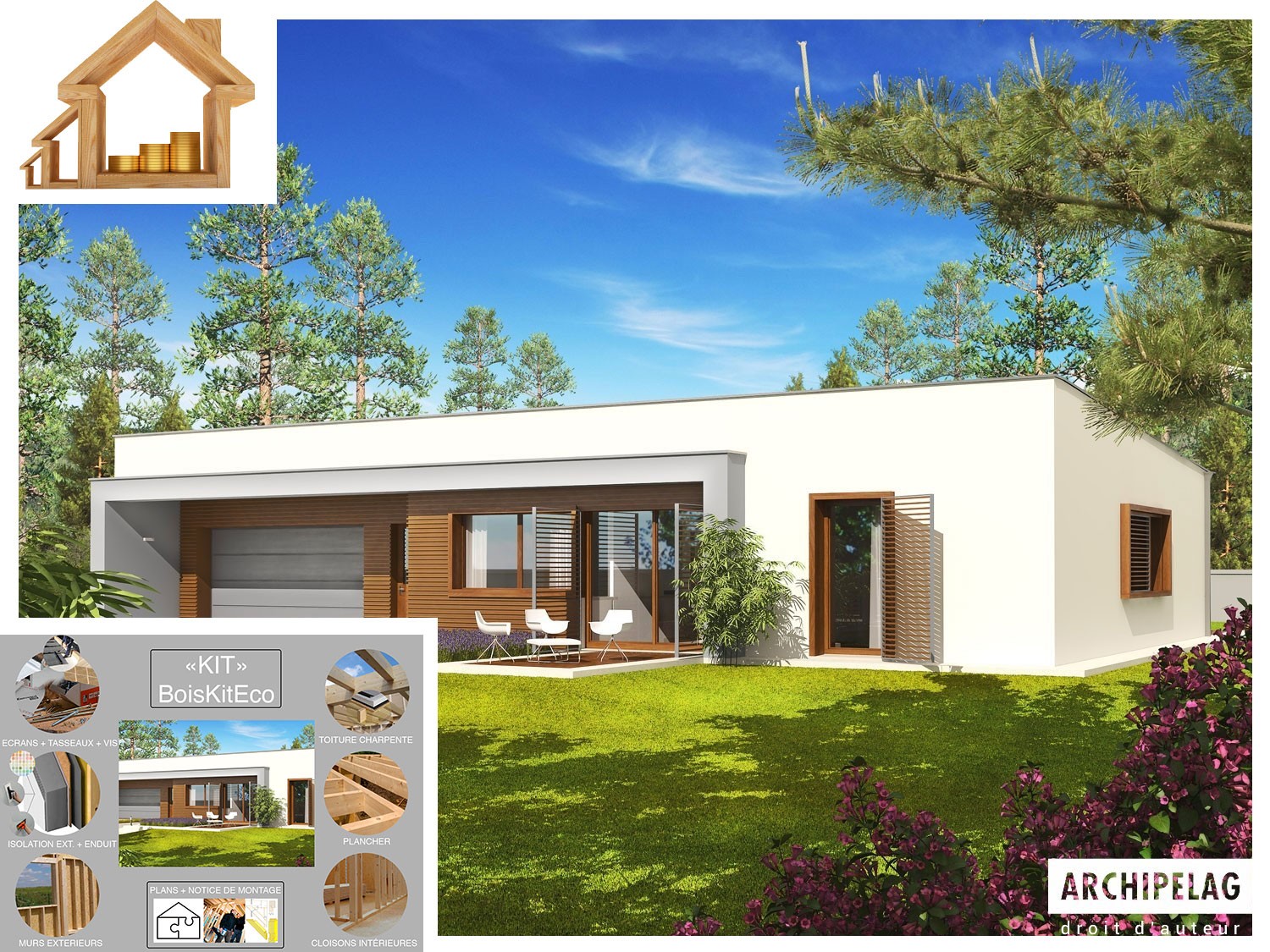 Tarif Maison Ossature Bois Plain Pied | Ventana Blog