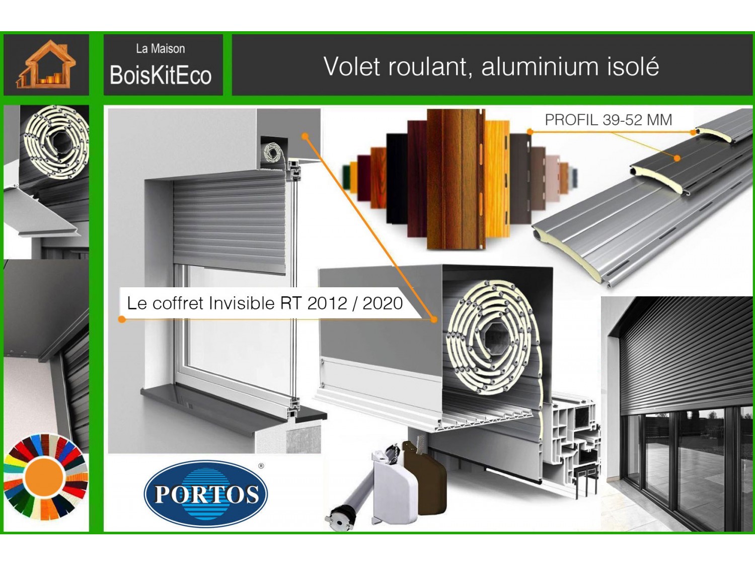 Maison en bois kit à ossature bois, isolation extérieur RT 2020 / Plan